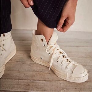 Converse Off White- Clean ‘N Preme 70 HI EGRET